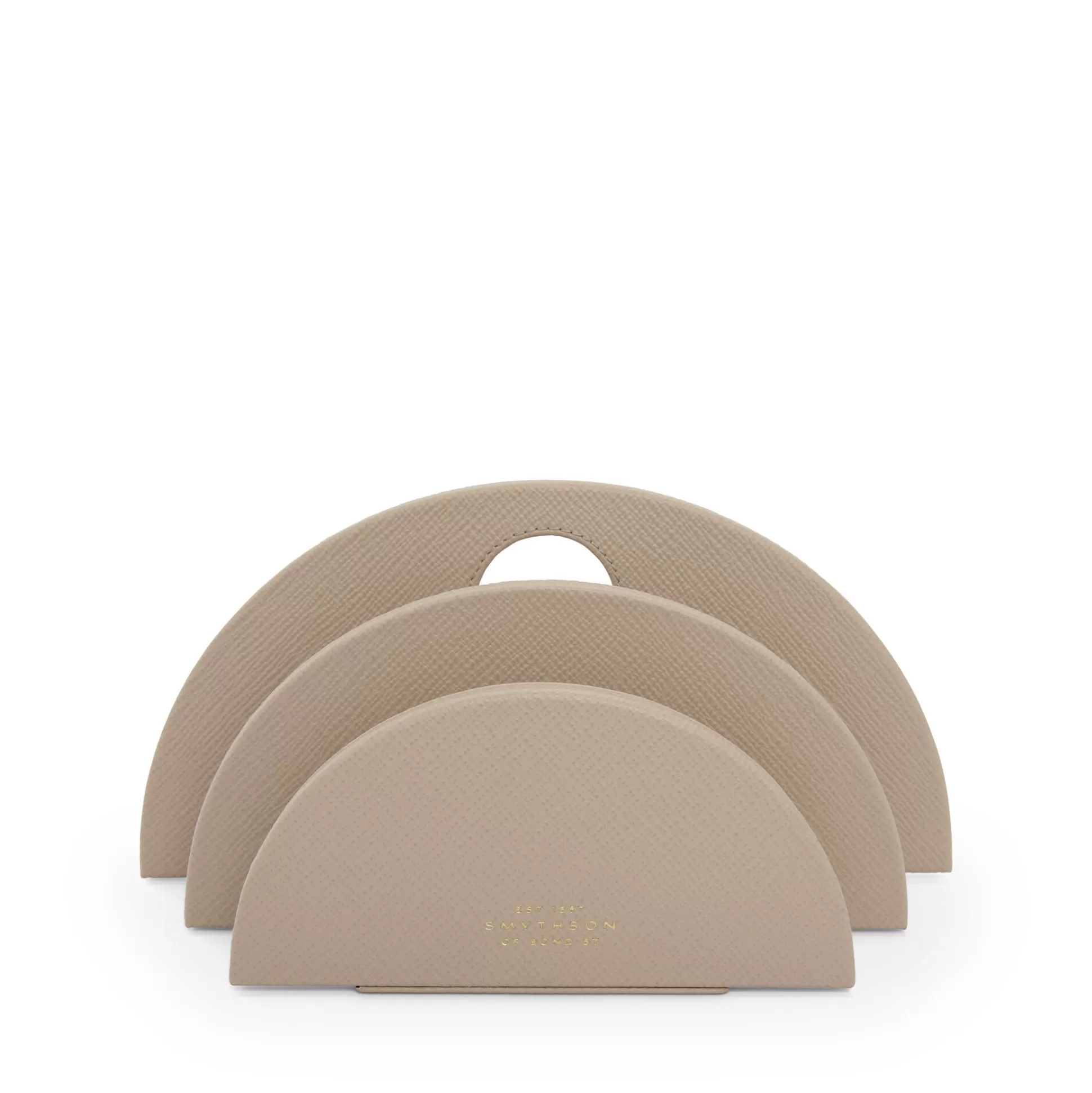 Smythson Desk Accessories^Circular Letter Rack In Panama