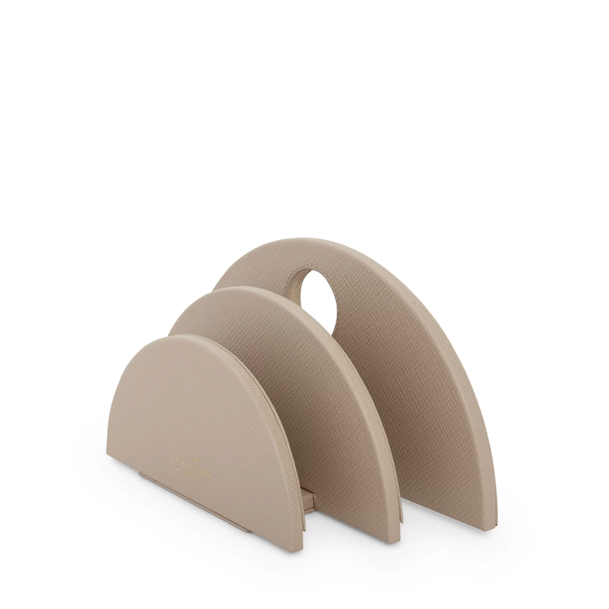 Smythson Desk Accessories^Circular Letter Rack In Panama