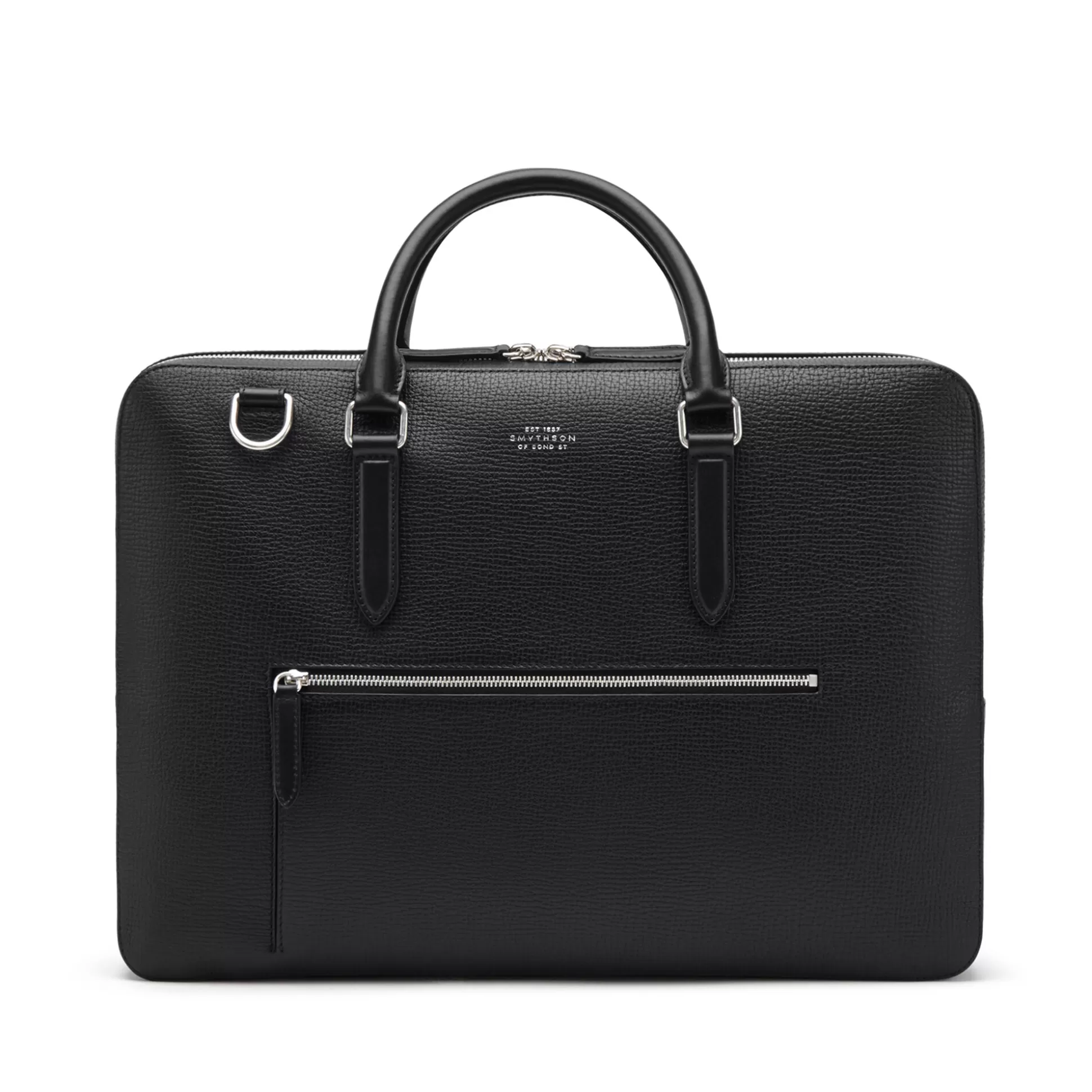 Men Smythson Briefcases^Large Briefcase With Zip Front In Ludlow