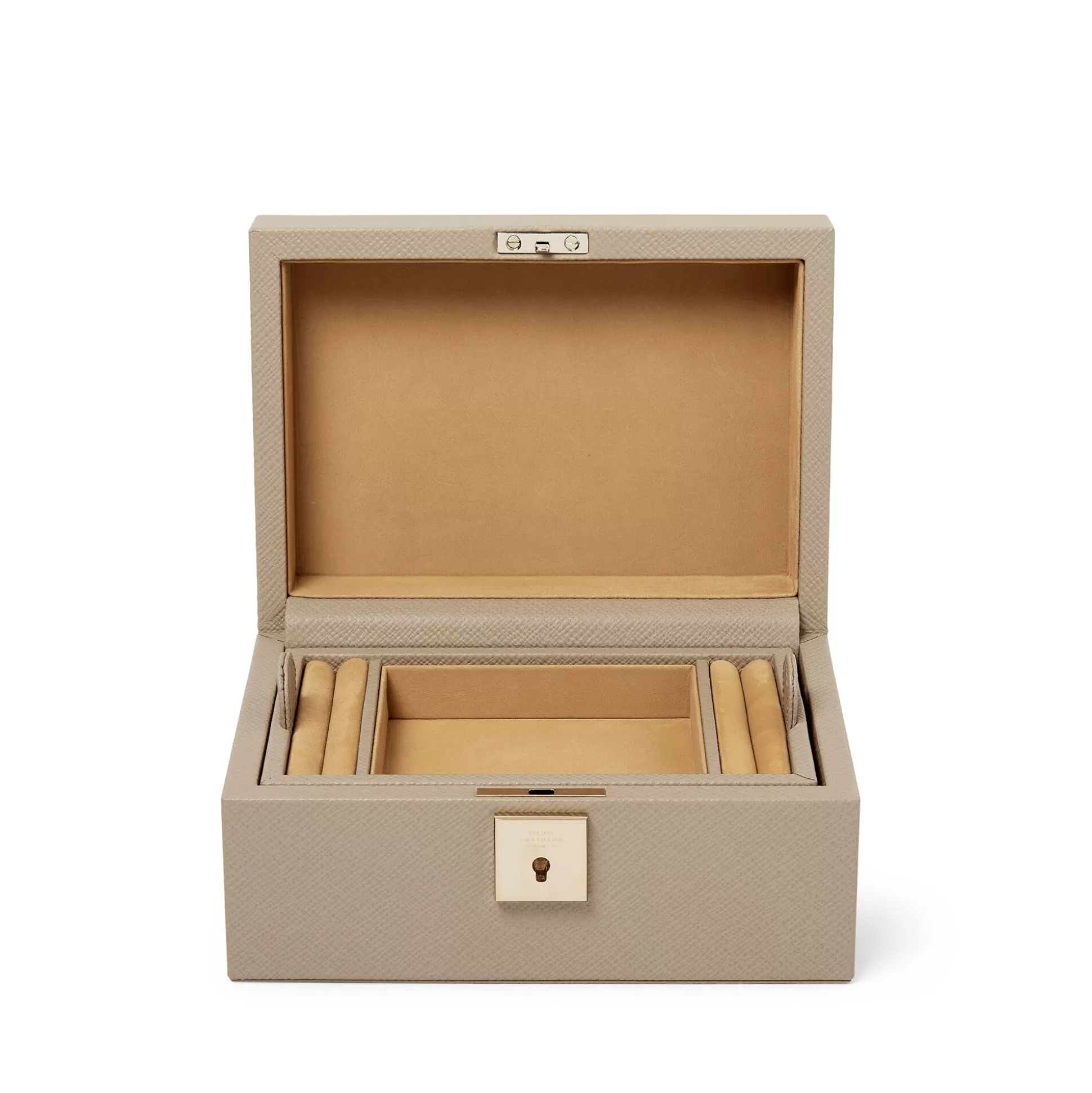 Smythson Jewellery Boxes And Rolls^Small Jewellery Box With Tray In Panama